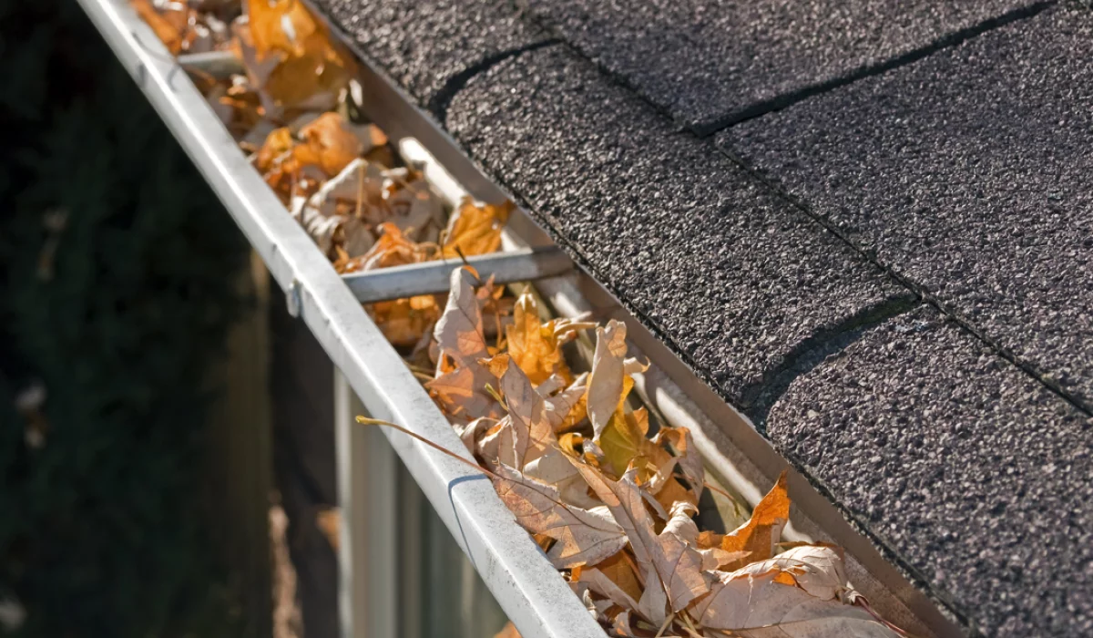 Seamless gutter installation by Allied Exteriors designed to protect a home from water damage