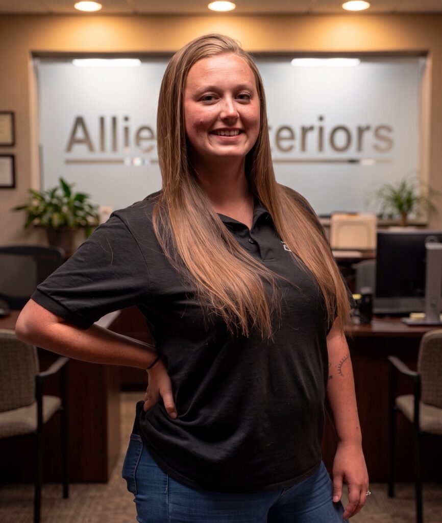Kat Horvath, Project Manager at Allied Exteriors in Fort Wayne
