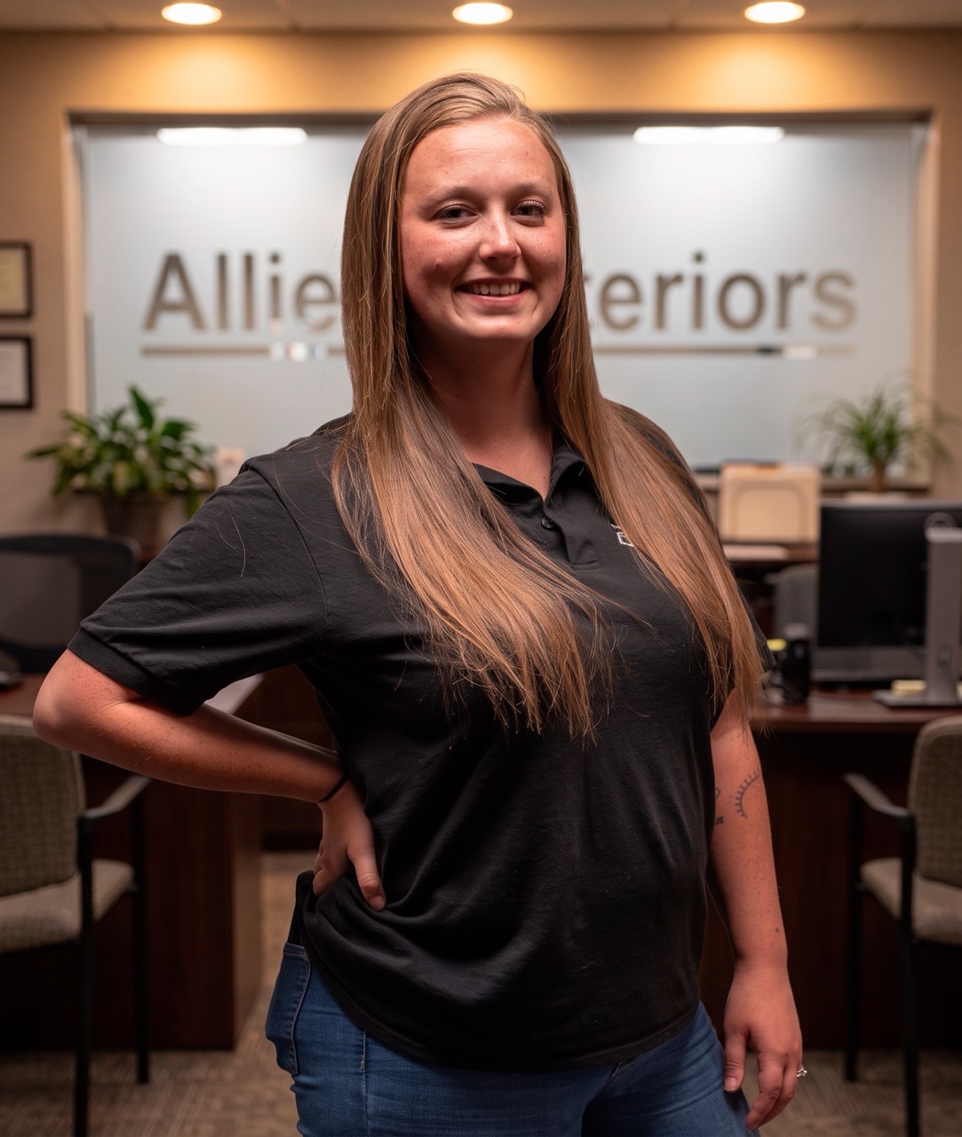 Kat Horvath, Project Manager at Allied Exteriors in Fort Wayne